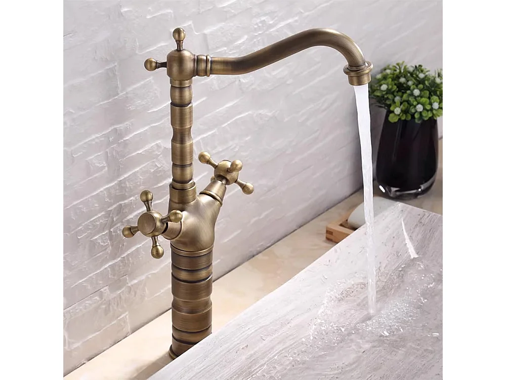 Rubinetto Da Cucina Rea Rustico High Gold