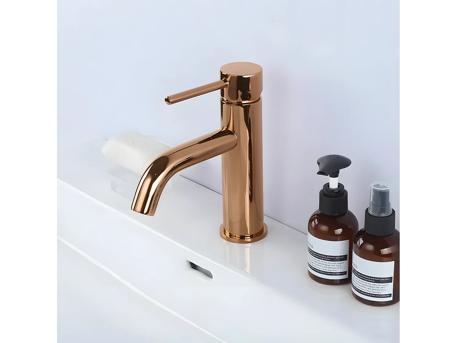 Robinet De Lavabo Rea Lungo Low Rose Gold