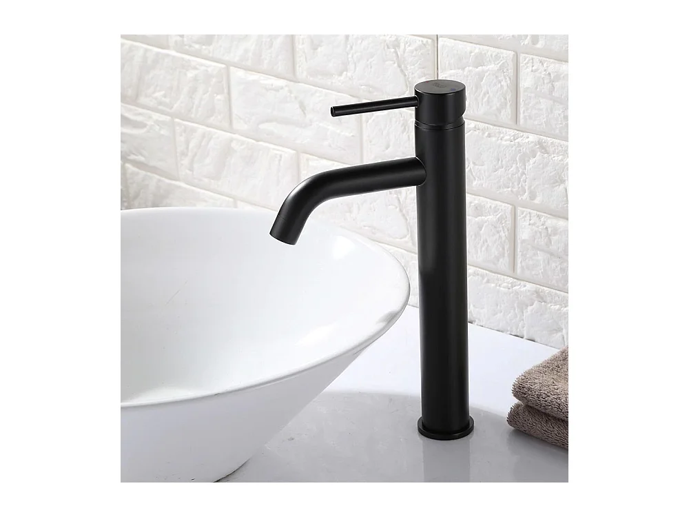 Robinet De Lavabo Rea Lungo High Black