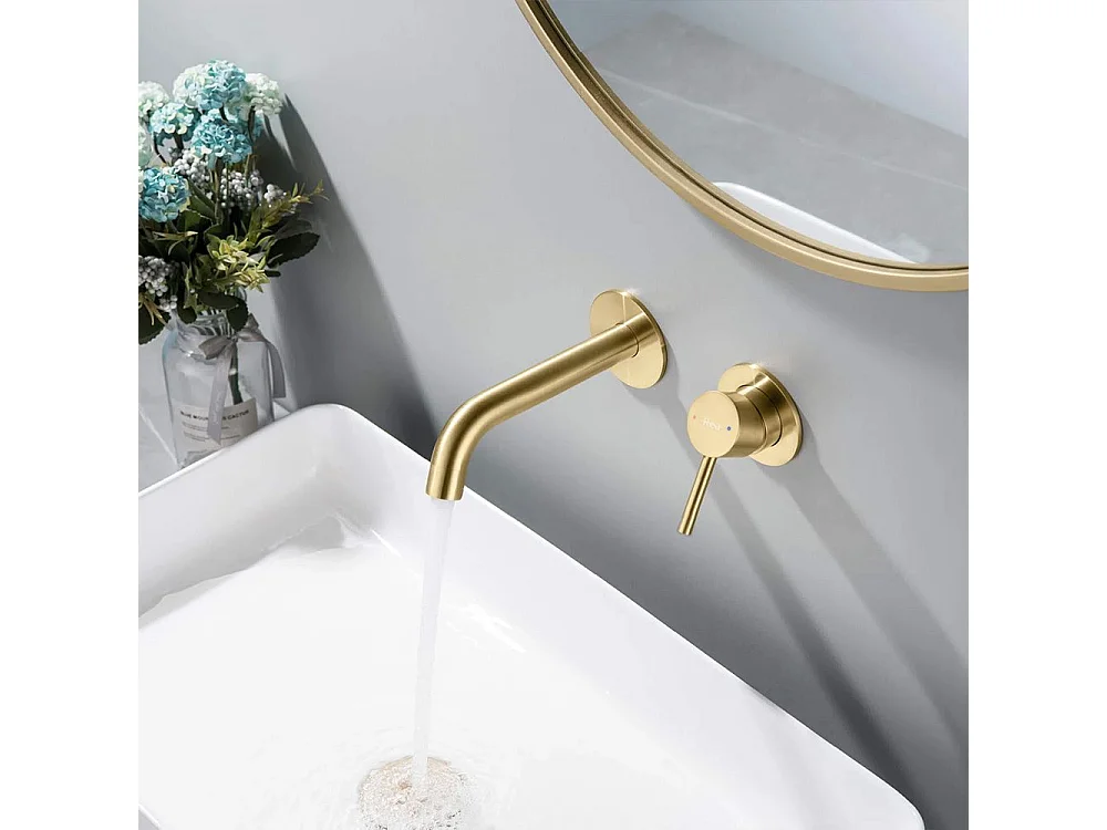 Grifo Emportado Oculto Rea Js-W021Bg Owen Brush Gold