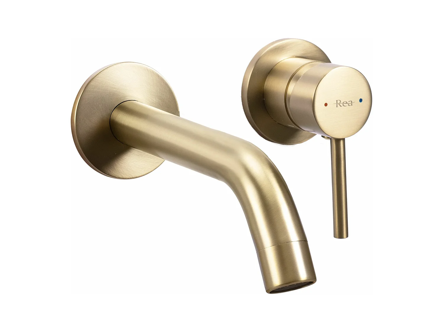 Robinet De Lavabo Encastré Rea Js-W021Bg Owen Brush Gold