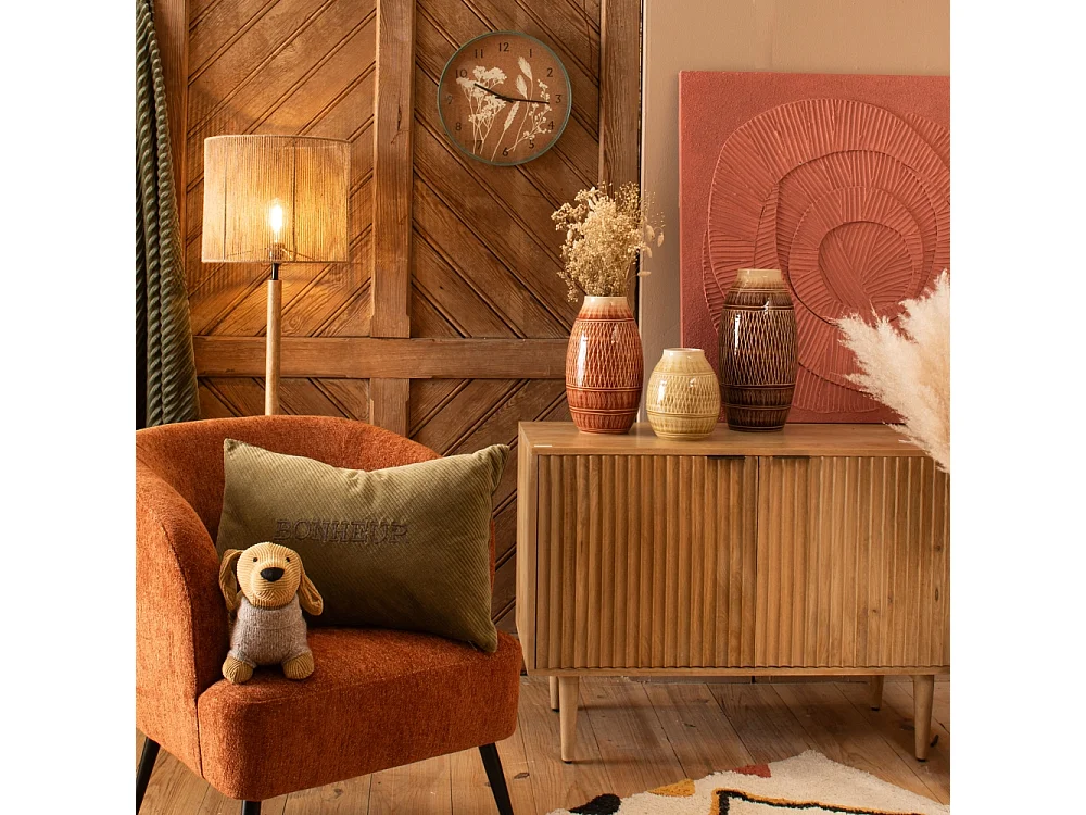 Fauteuil Tallinn terracotta