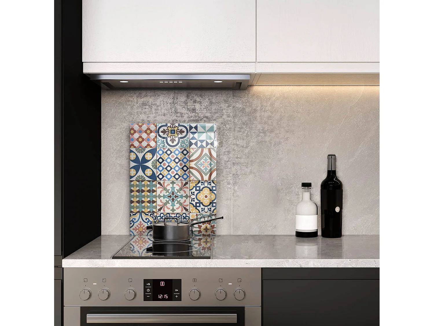 Planche de cuisine rectangulaire en verre, 40x52 cm Carrelage décoratif.