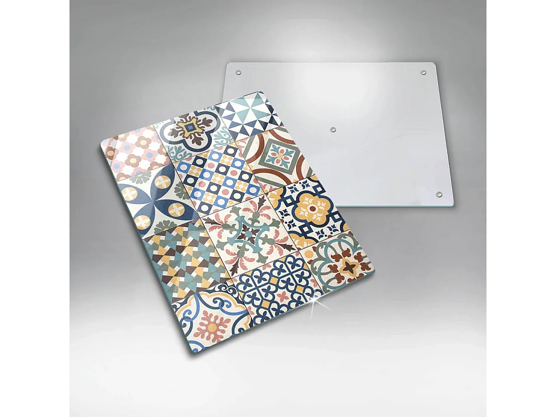 Planche de cuisine rectangulaire en verre, 40x52 cm Carrelage décoratif.