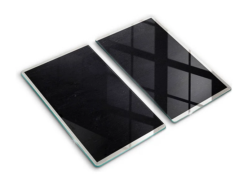 Planche de cuisine rectangulaire en verre, 2 pièces 30x52 cm Tableau à craie