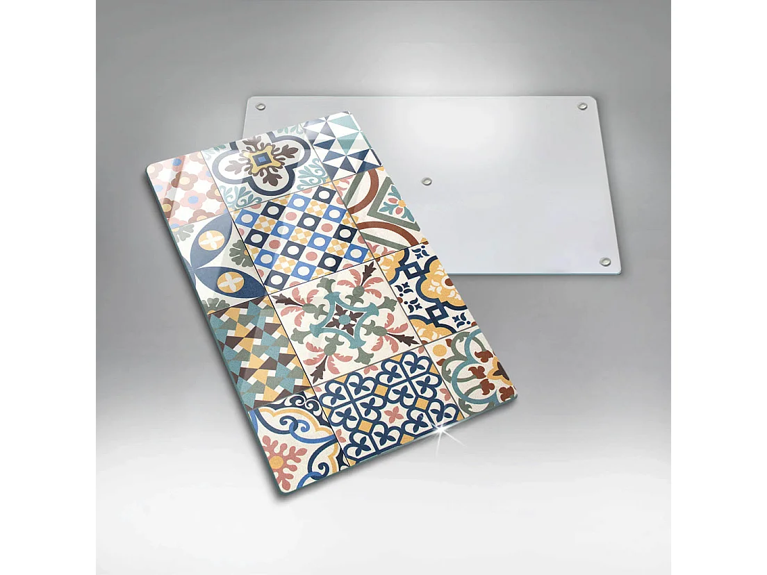 Planche de cuisine rectangulaire en verre, 30x52 cm Carrelage décoratif.