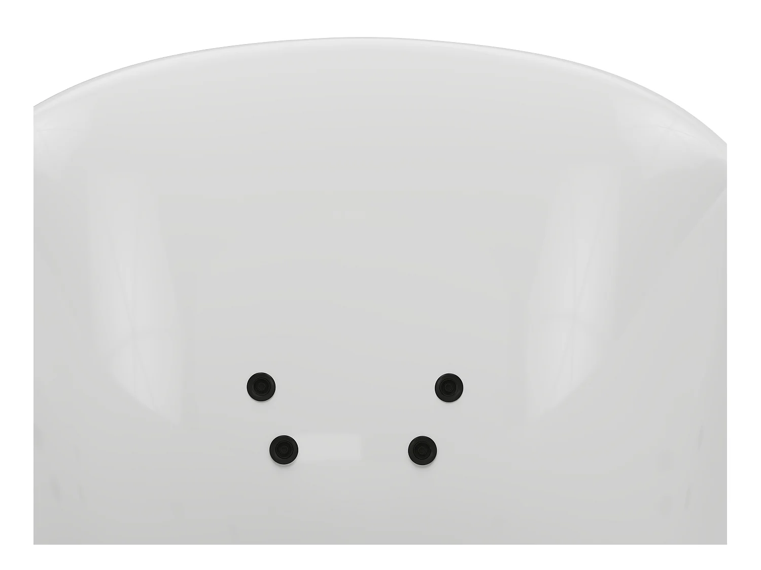 Bañera de hidromasaje asimétrica con luces LED - Blancoa - 190 L - 180 x 80 x 74 cm - BOLAZA