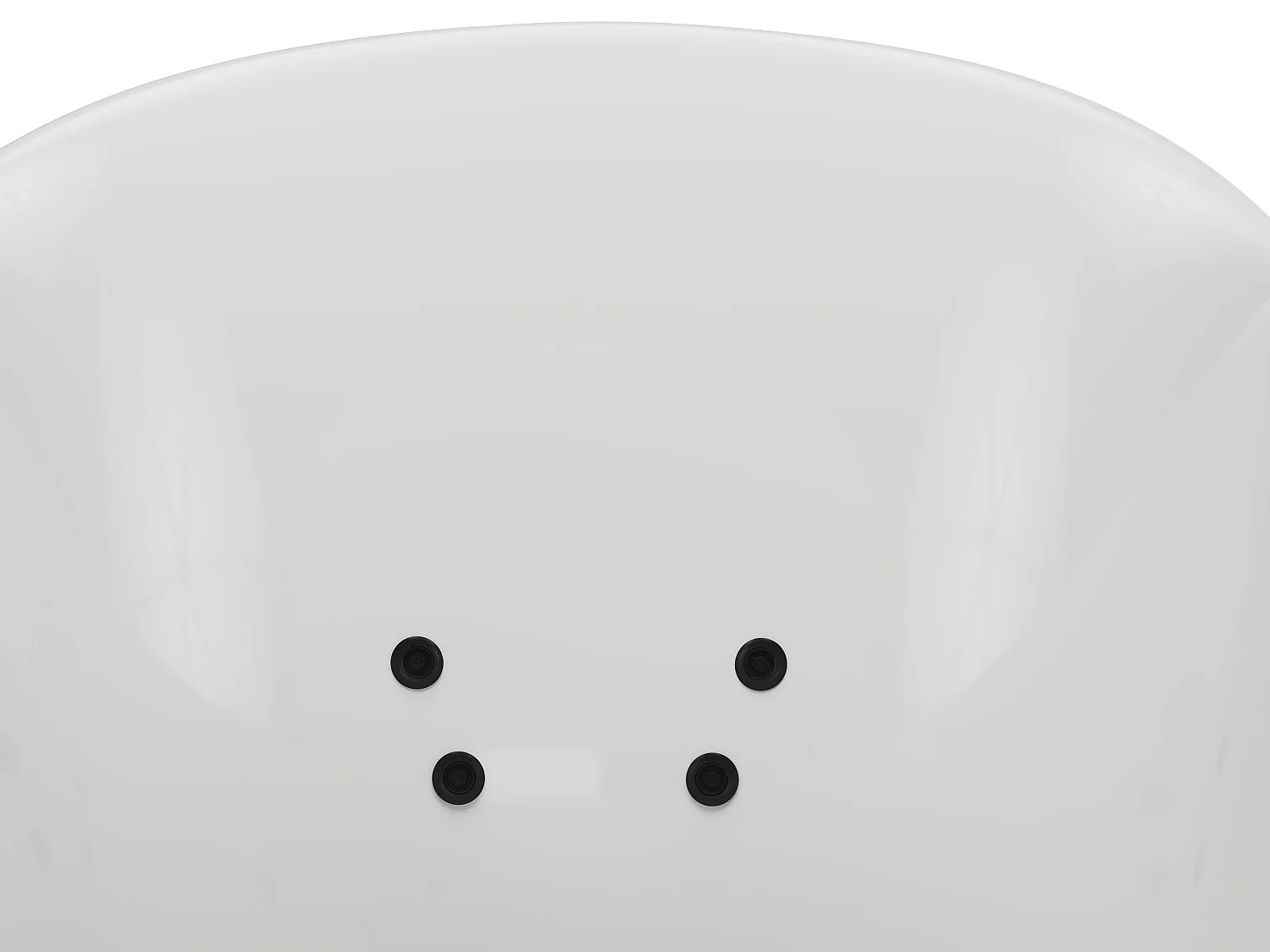 Baignoire balnéo asymétrique à leds - Blanche - 190 L - 180 x 80 x 74 cm - BOLAZA