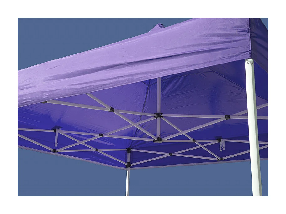 Carpa Plegable 3x3 Master - Morado - Impermeable - Cenador ideal para Camping, Eventos, Playa, Jardín
