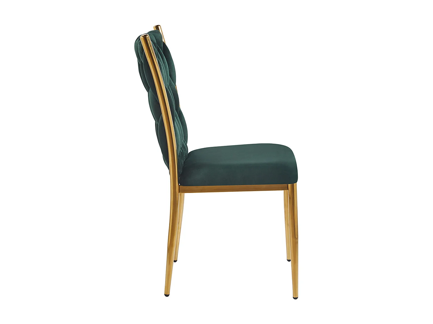 Sillas Comedor - Silla Wiwen Golden Terciopelo - Verde