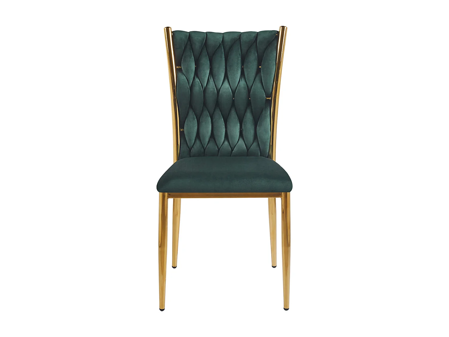 Sillas Comedor - Silla Wiwen Golden Terciopelo - Verde