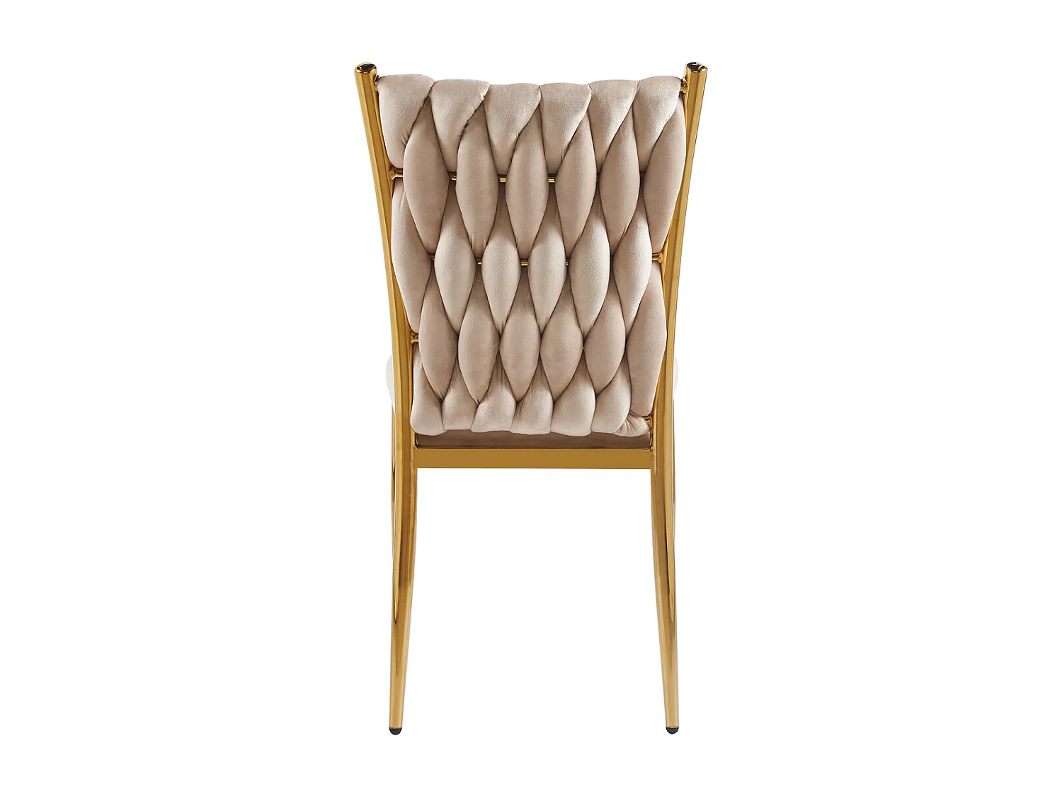 Sillas Comedor - Silla Wiwen Golden Terciopelo - Beige