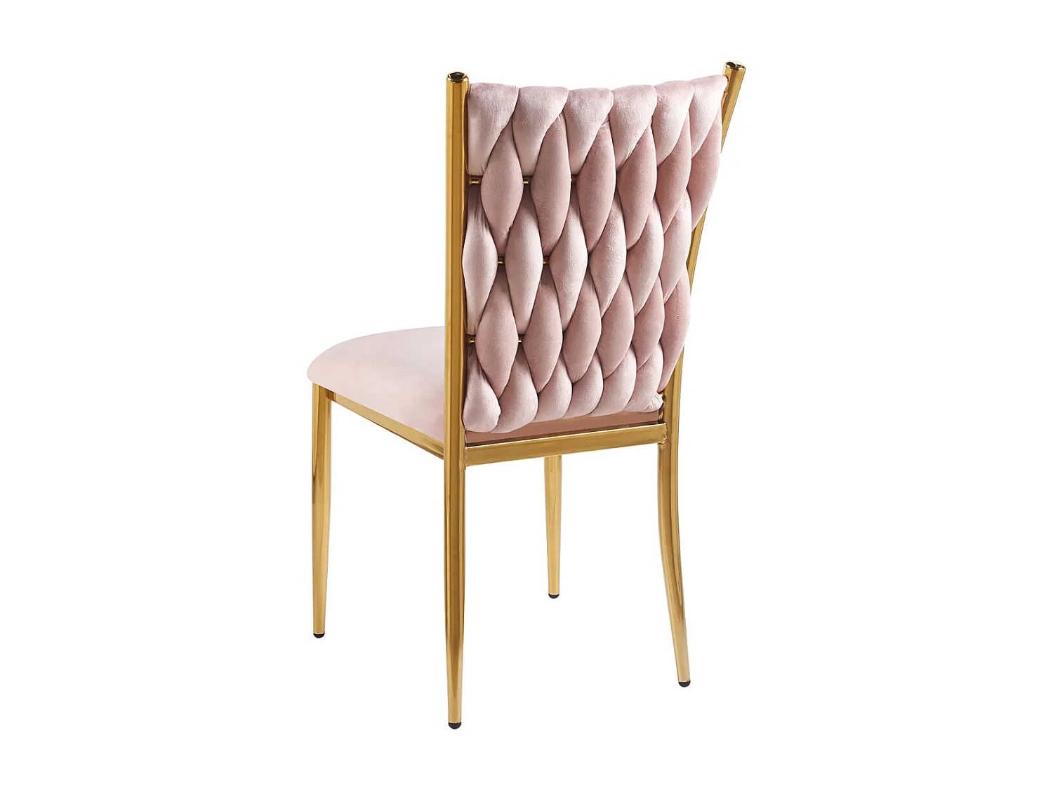 Sillas Comedor - Silla Wiwen Golden Terciopelo - Rosa