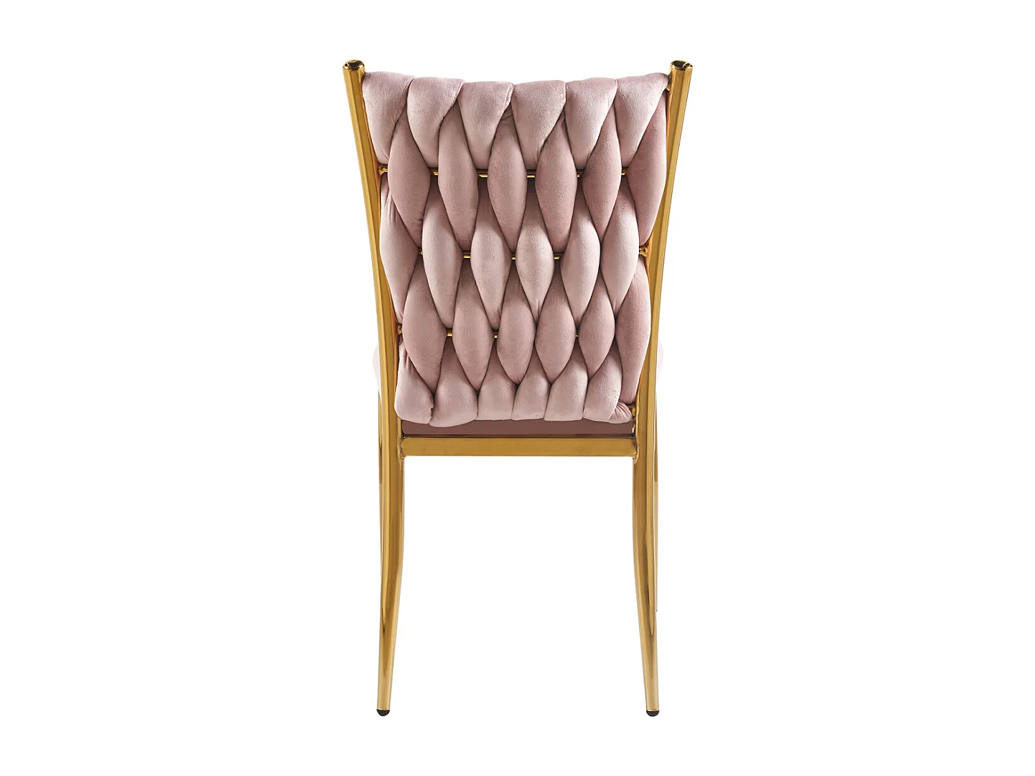 Sillas Comedor - Silla Wiwen Golden Terciopelo - Rosa