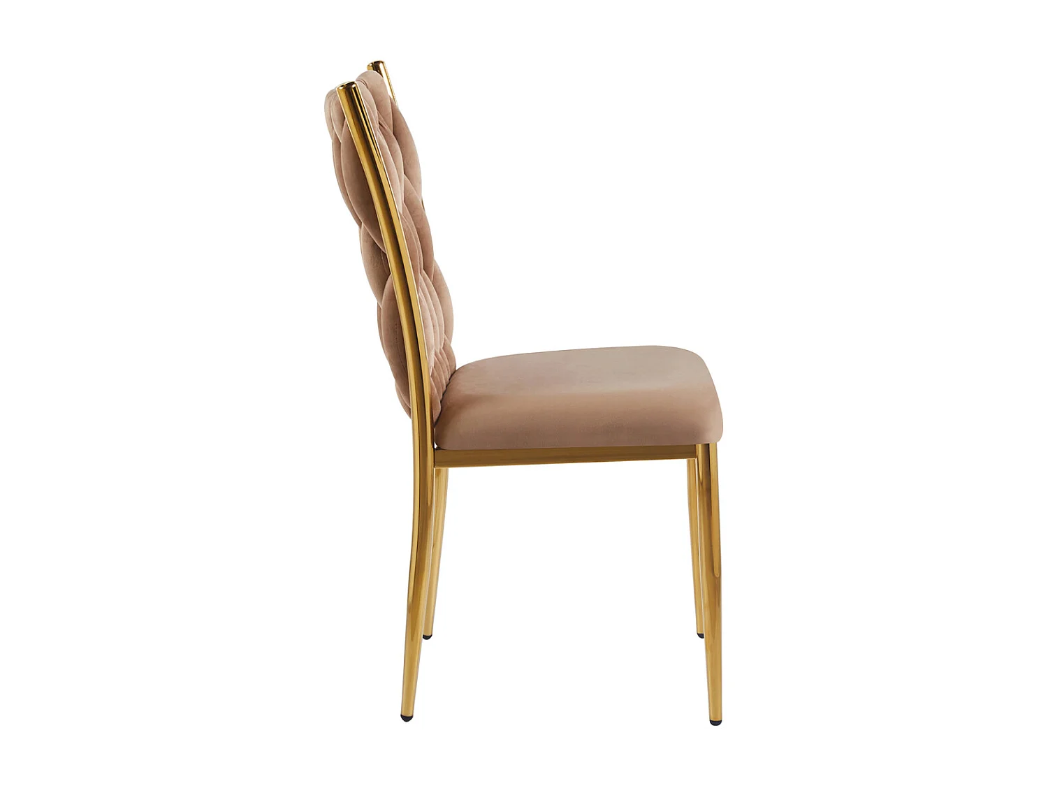 Sillas Comedor - Silla Wiwen Golden Terciopelo - Champán