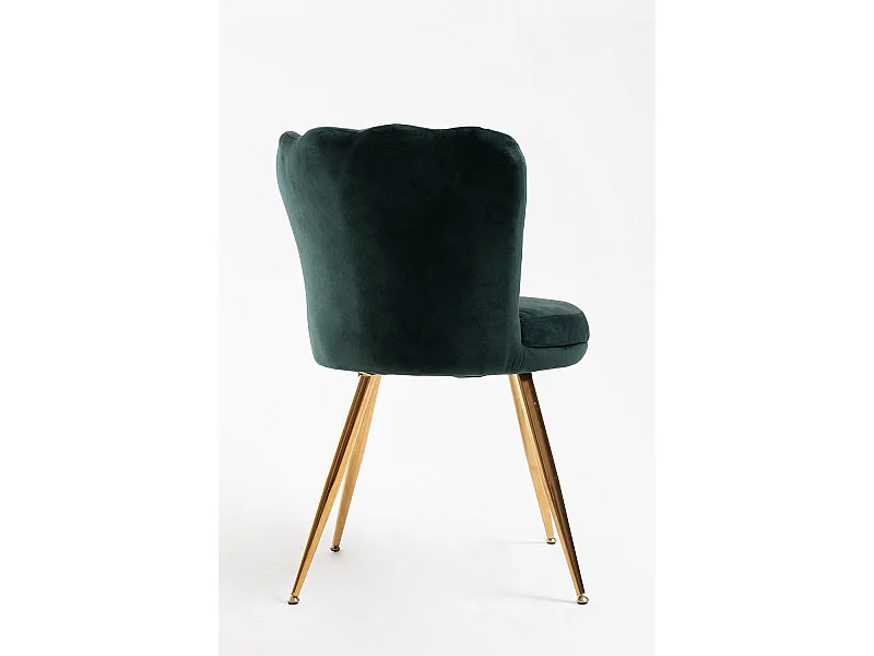 Sillas Comedor - Silla Dunsa Golden Terciopelo - Verde