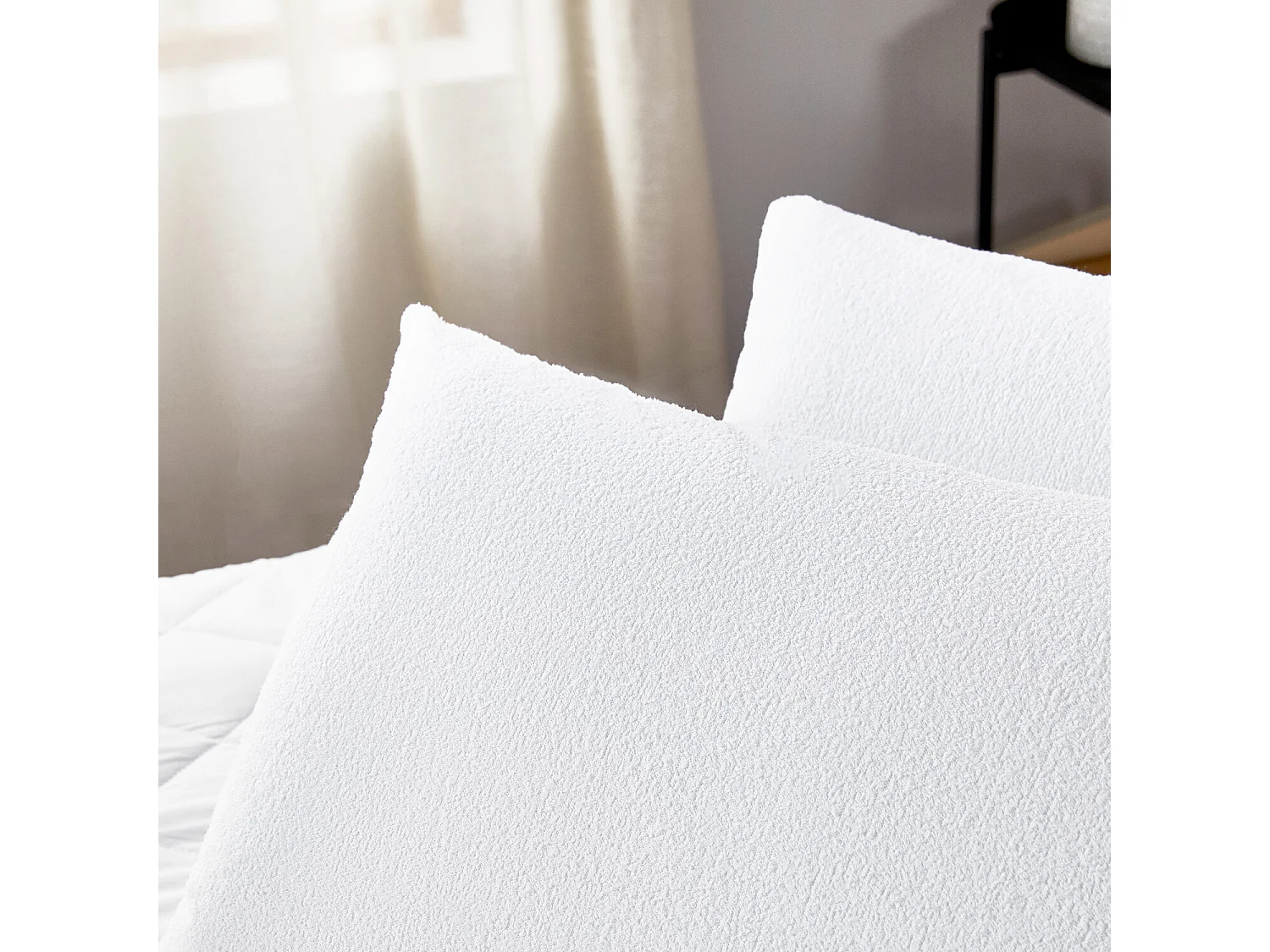 Taie d'oreiller de 75 x 40 cm en coton et polyester de 3 cm - NATURAL de PIKOLIN HOME