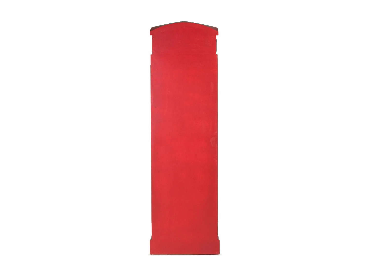 Bibliothèque en bois cabine téléphonique portes en verre 3 tablettes  - LONDON