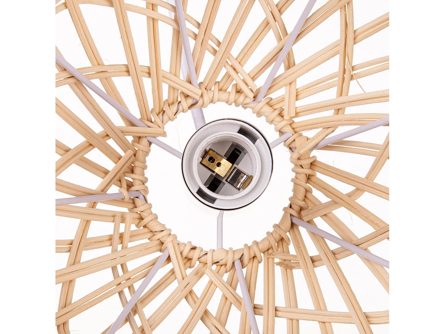 Arturesthome lampe suspendue en bambou avec abat-jour sphérique e27 lampe suspendue pour la chambre le salon et la cuisine décoration d35 cm x h50 cm