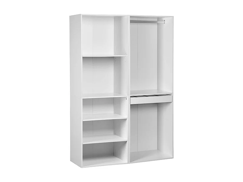 Armadio modulare con 2 elementi, bianco