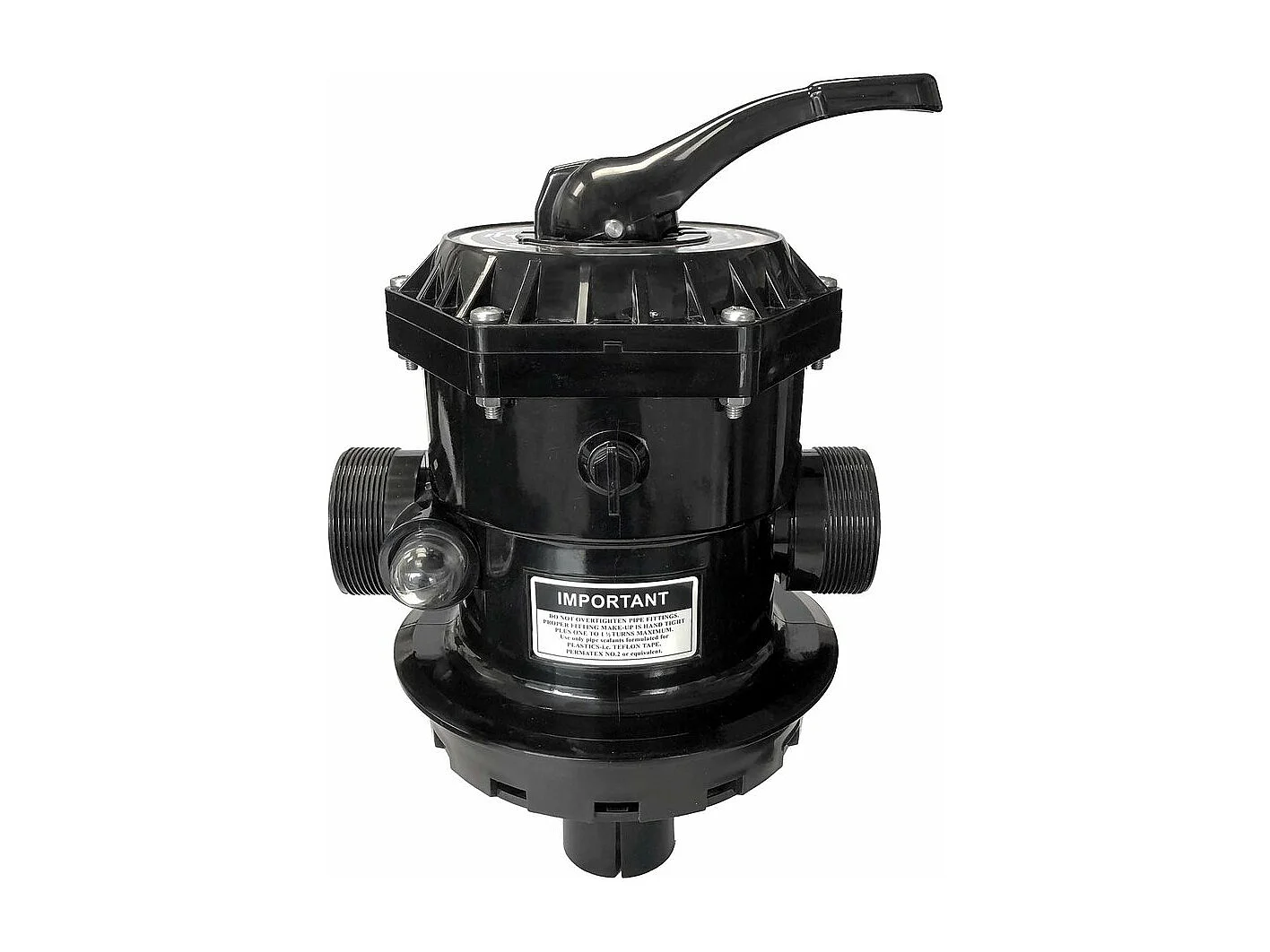 Válvula de 7 vias para piscina em plástico ABS com 7 funções