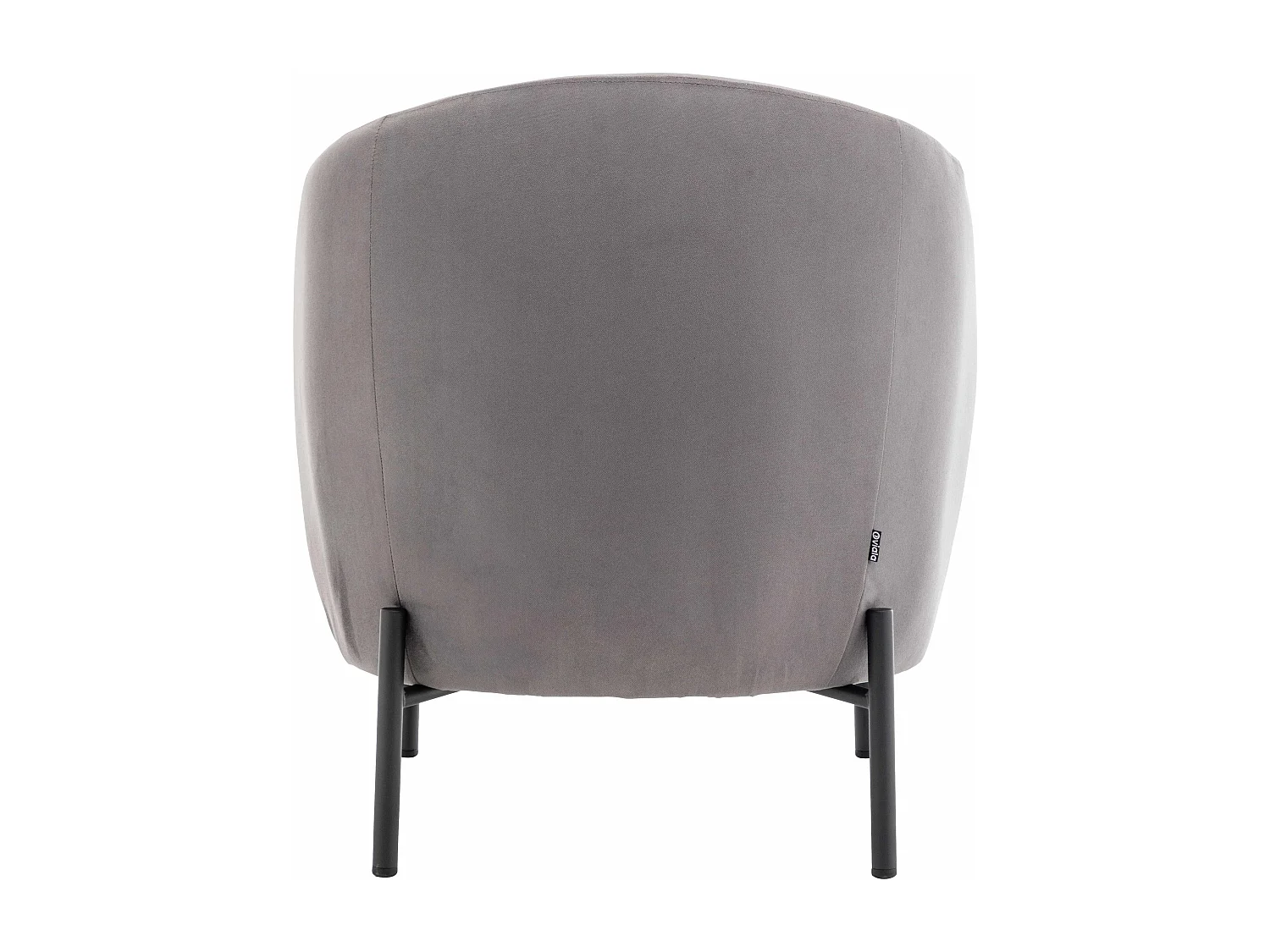 Fauteuil relax en métal et tissu gris