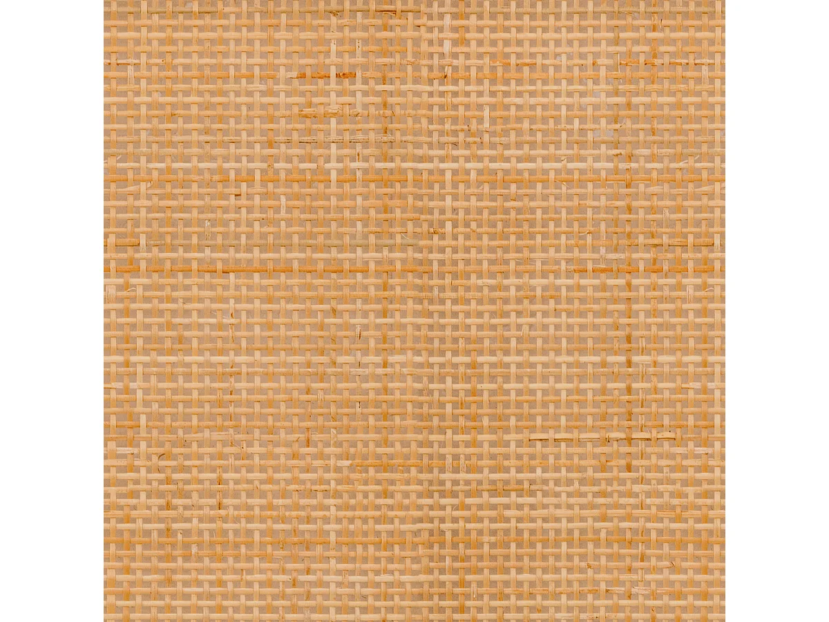 Lit adulte bois rotin Bali tressé 180x200cm