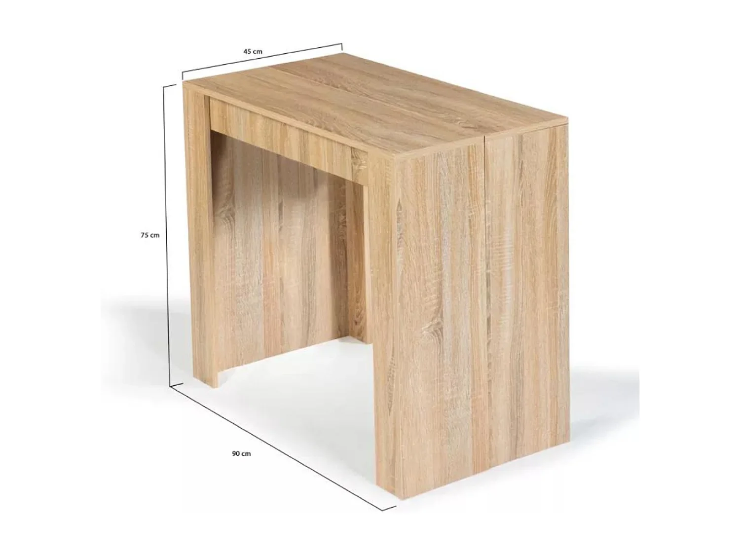 Table console extensible en bois - 1,40 m BELLI