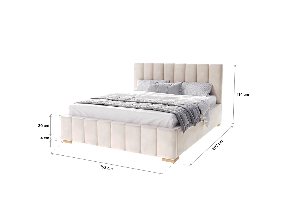Lit coffre Austin 140 x 190 cm avec sommier à lattes relevable Noir