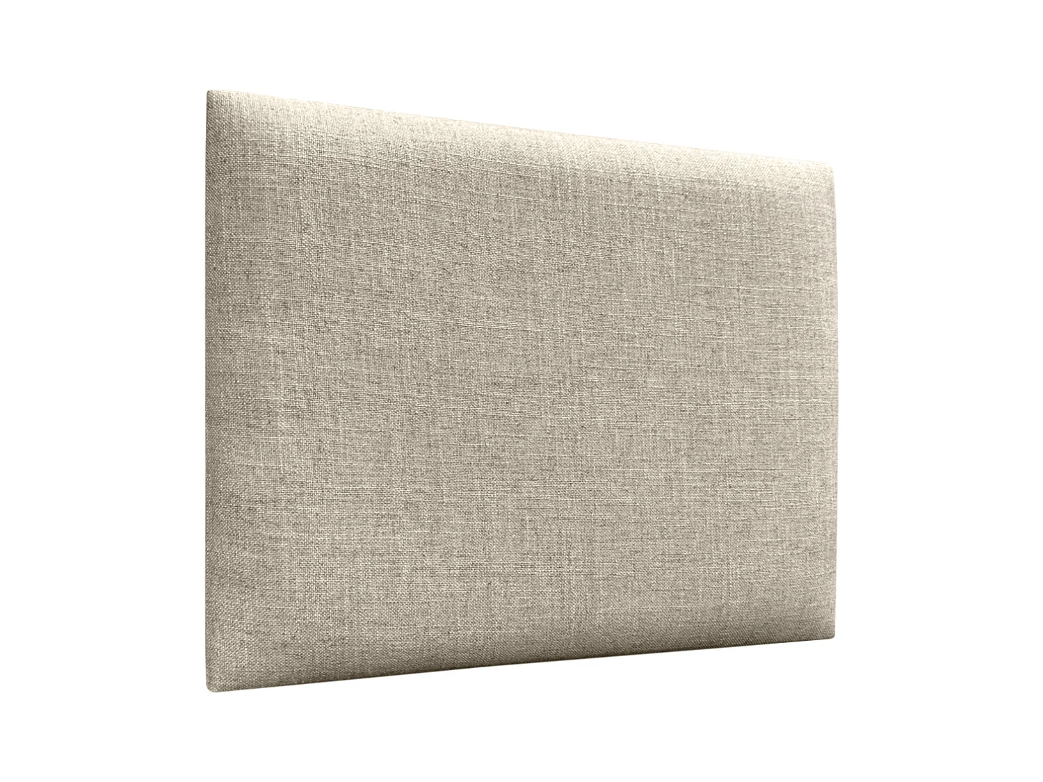 DHOME Gepolstertes Kopfteil aus Naturleinen, bestehend aus austauschbaren selbstklebenden Paneelen, luxuriöses gepolstertes Schlafzimmer (Beige, 110 cm)