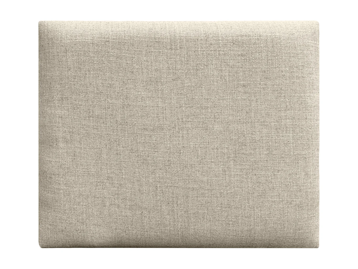 DHOME Gepolstertes Kopfteil aus Naturleinen, bestehend aus austauschbaren selbstklebenden Paneelen, luxuriöses Schlafzimmer gepolstert (Beige, 95 cm)