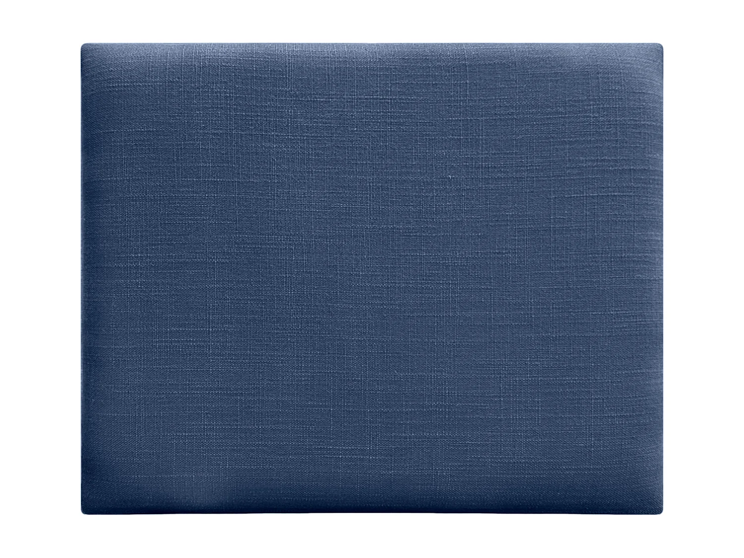 DHOME Tête de lit capitonnée en lin naturel composée de panneaux autocollants interchangeables pour chambre de luxe rembourrée (bleu marine, 120 cm)