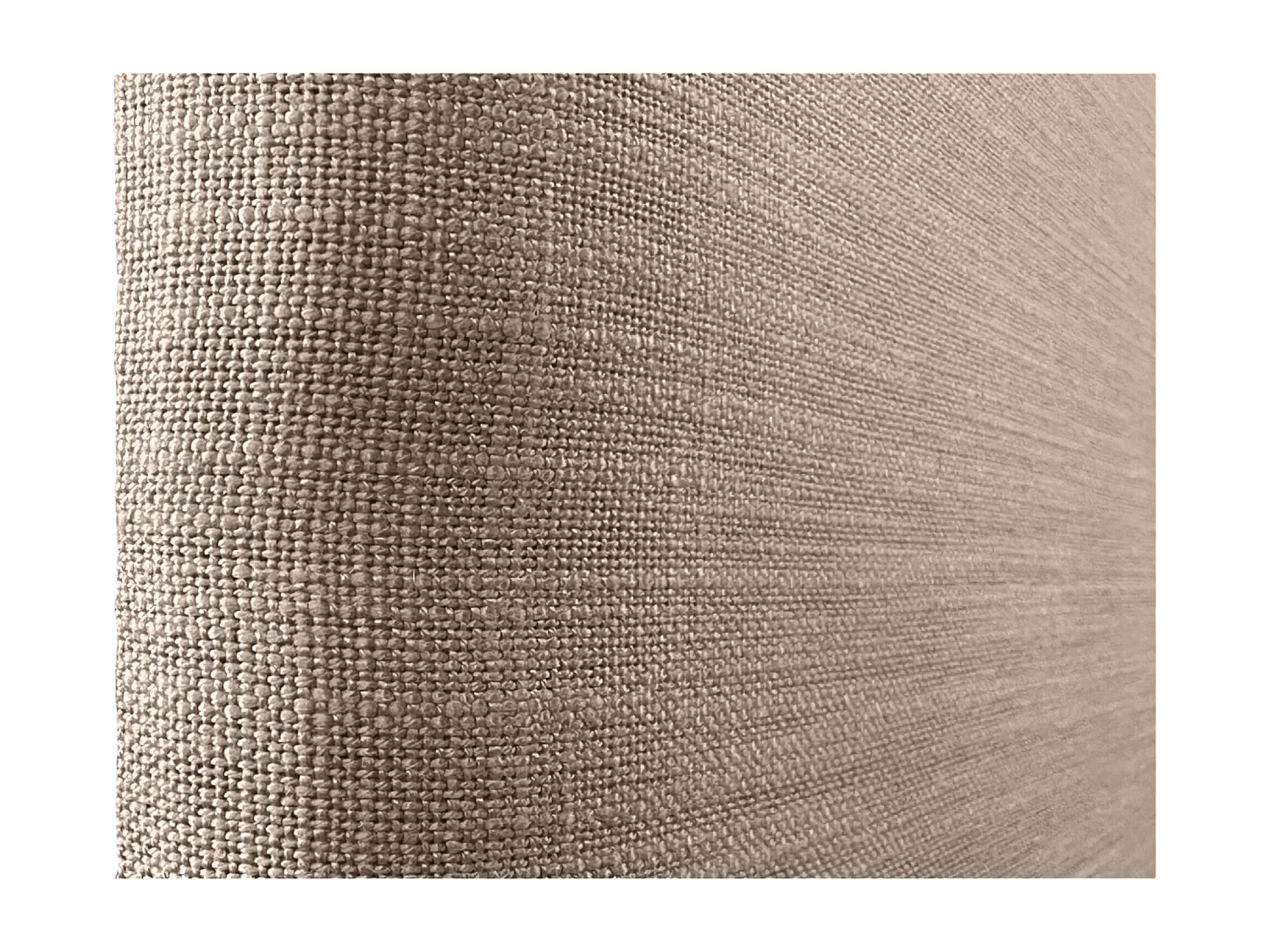 DHOME Tête de lit capitonnée en lin naturel composée de panneaux autocollants interchangeables pour chambre de luxe rembourrée (Terre, 145 cm)