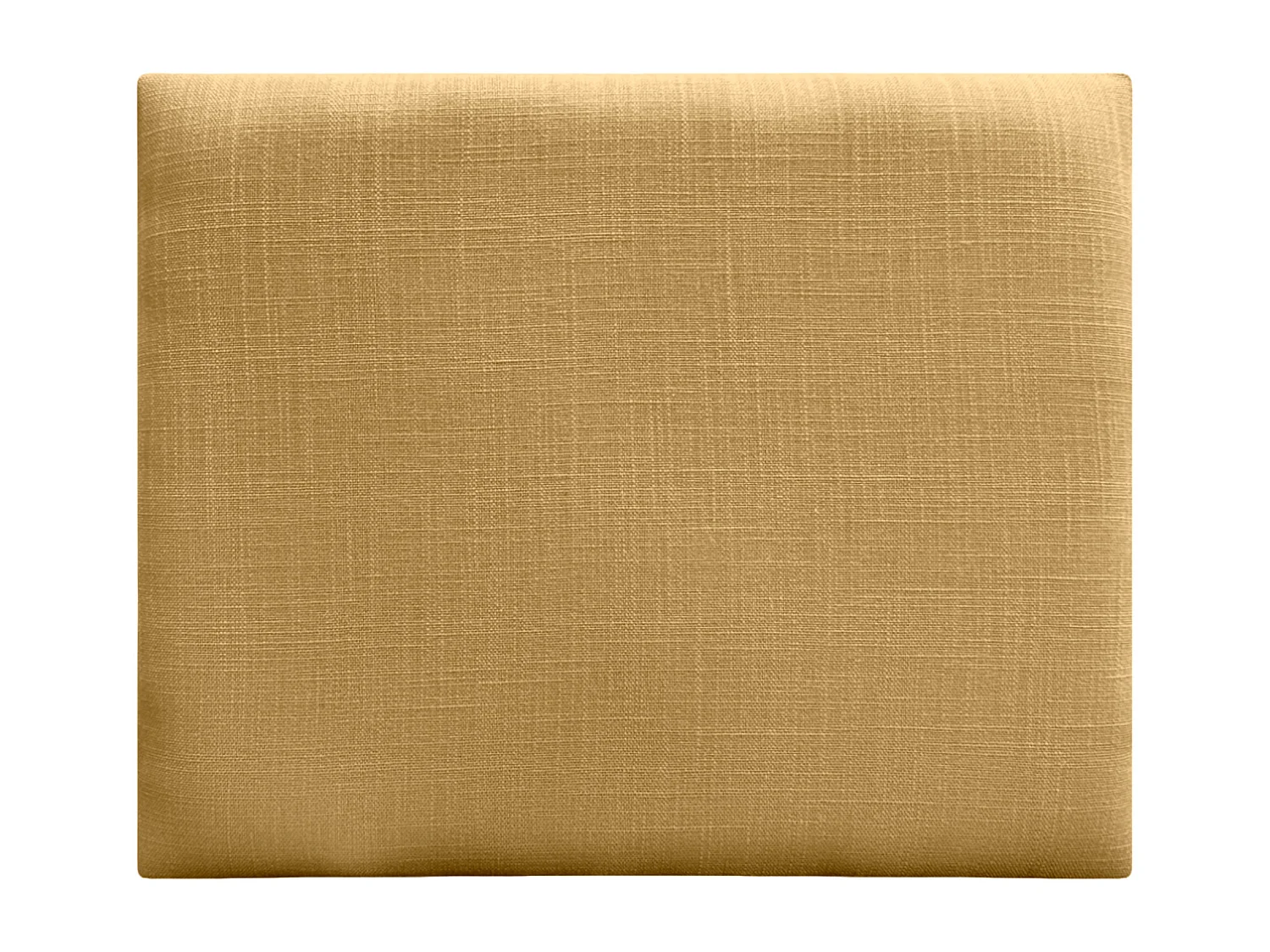 DHOME Tête de lit capitonnée en lin naturel composée de panneaux autocollants interchangeables pour chambre de luxe rembourrée (moutarde, 200 cm)