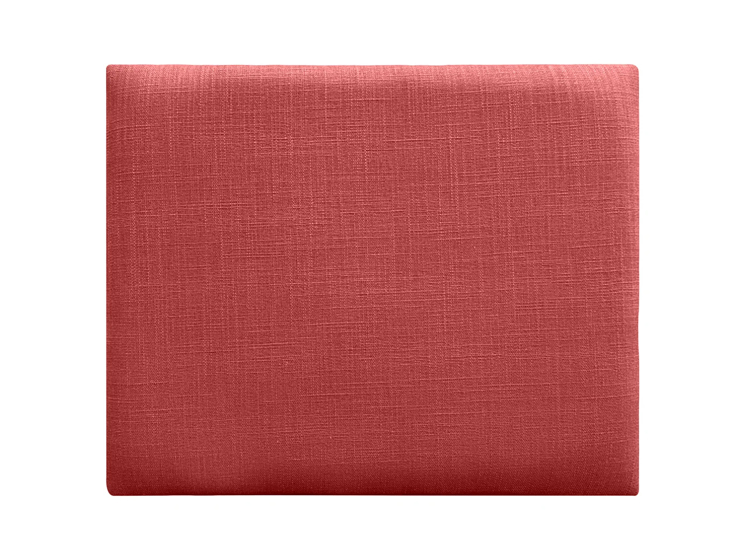 DHOME Gepolstertes Kopfteil aus Naturleinen, bestehend aus austauschbaren selbstklebenden Paneelen, luxuriöses gepolstertes Schlafzimmer (Rot, 140 cm)