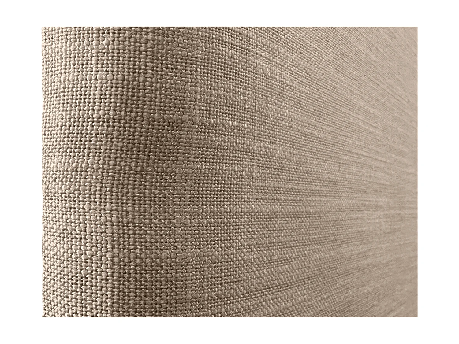 DHOME Tête de lit capitonnée en lin naturel composée de panneaux autocollants interchangeables pour chambre de luxe rembourrée (Terre, 80 cm)