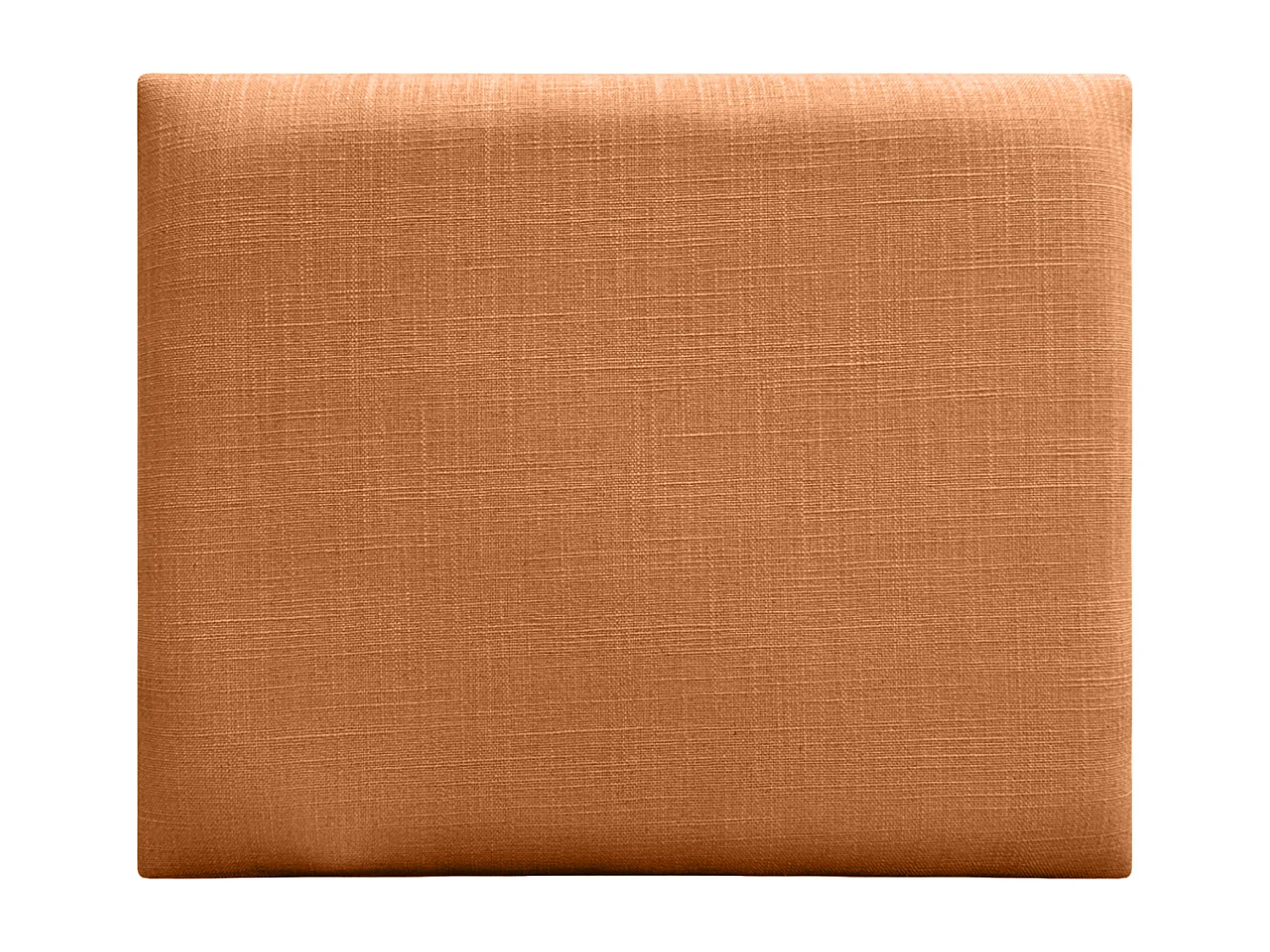 DHOME Tête de lit capitonnée en lin naturel composée de panneaux autocollants interchangeables pour chambre de luxe rembourrée (orange, 150 cm)