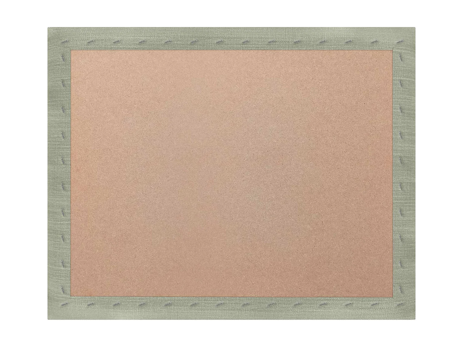 DHOME Tête de lit capitonnée en lin naturel composée de panneaux autocollants interchangeables pour chambre de luxe rembourrée (vert, 135 cm)