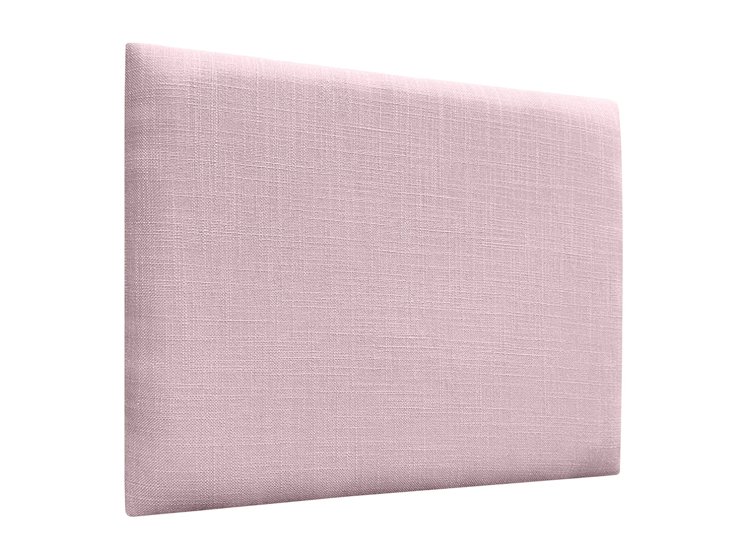 DHOME Tête de lit capitonnée en lin naturel composée de panneaux autocollants interchangeables pour chambre de luxe rembourrée (rose, 120 cm)