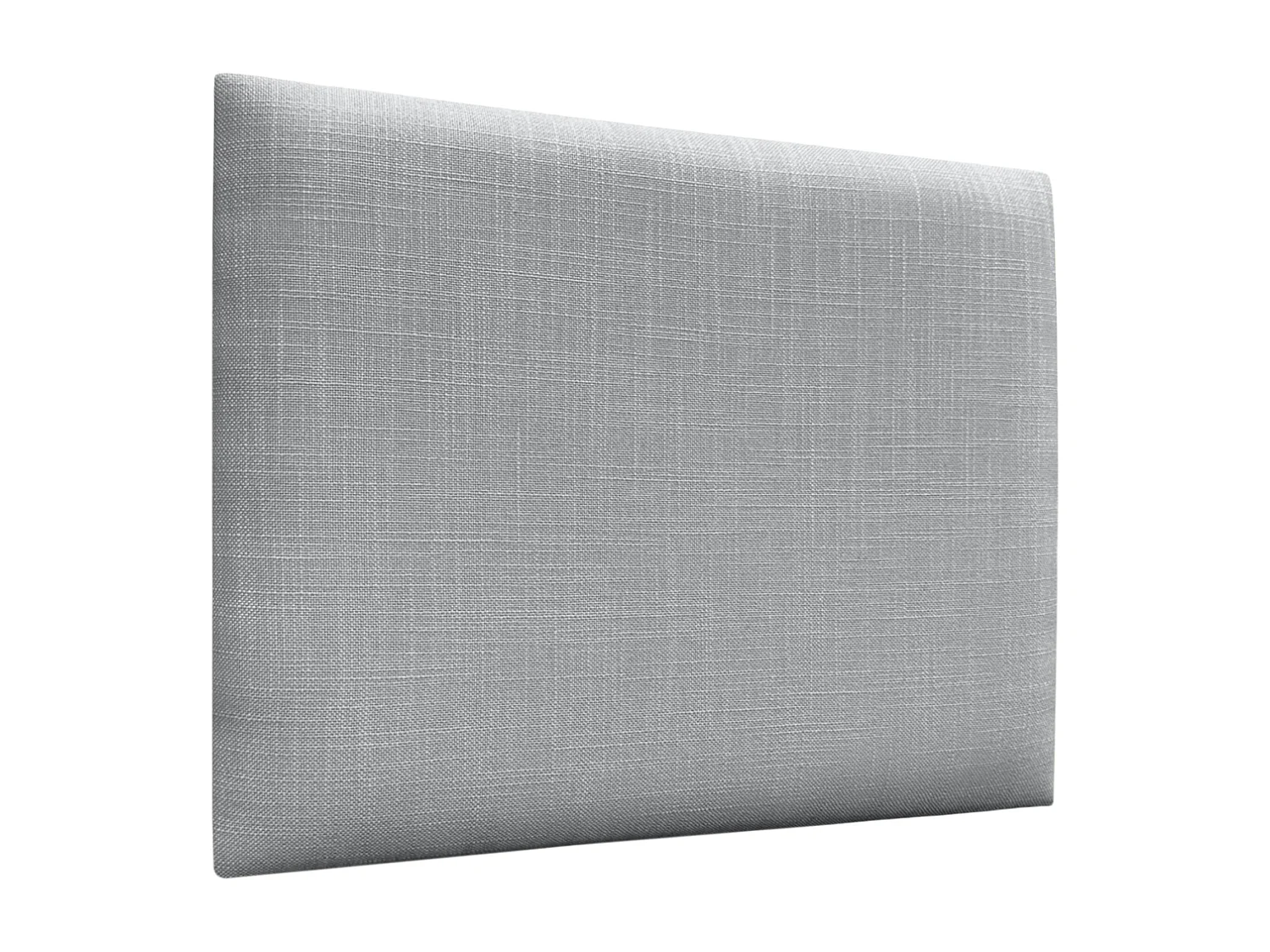 DHOME Tête de lit capitonnée en lin naturel composée de panneaux autocollants interchangeables pour chambre de luxe rembourrée (gris clair, 220 cm)