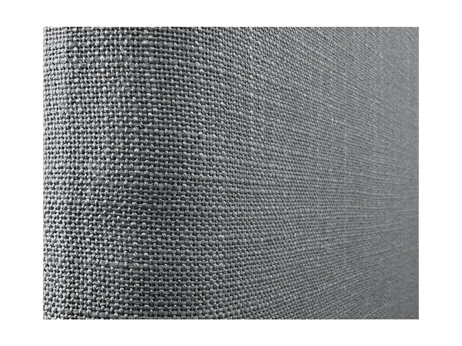 DHOME Gepolstertes Kopfteil aus Naturleinen, bestehend aus austauschbaren selbstklebenden Paneelen, luxuriöses gepolstertes Schlafzimmer (Dunkelgrau, 140 cm)