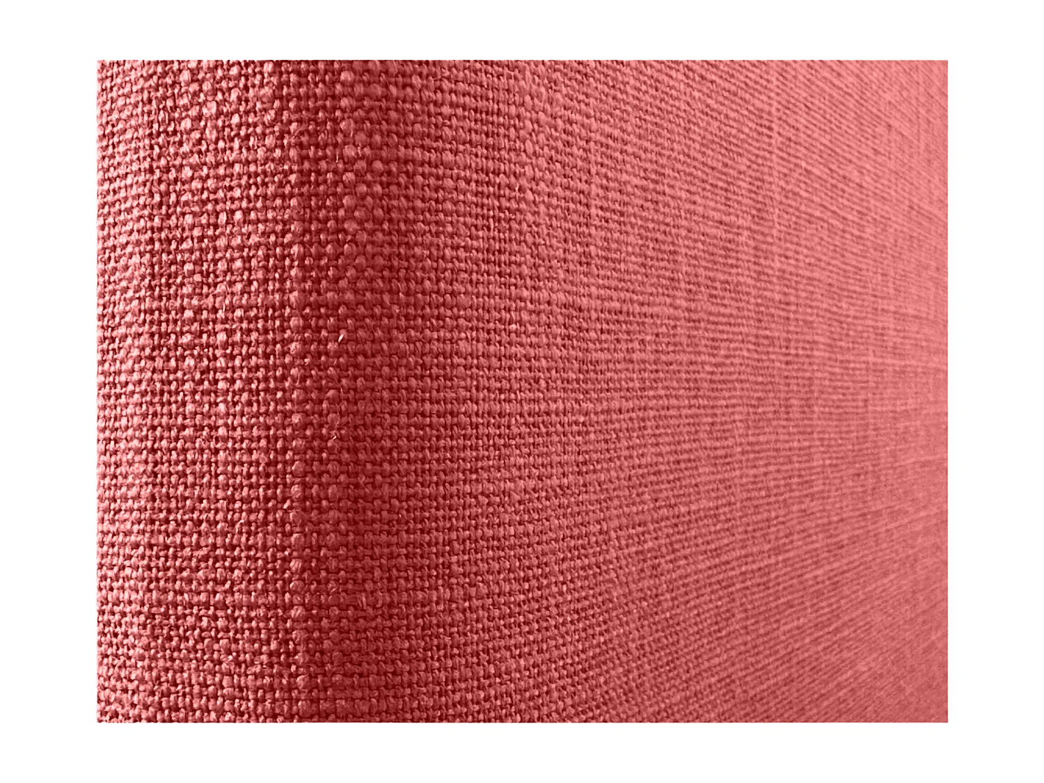 DHOME Tête de lit capitonnée en lin naturel composée de panneaux autocollants interchangeables pour chambre de luxe rembourrée (rouge, 220 cm)