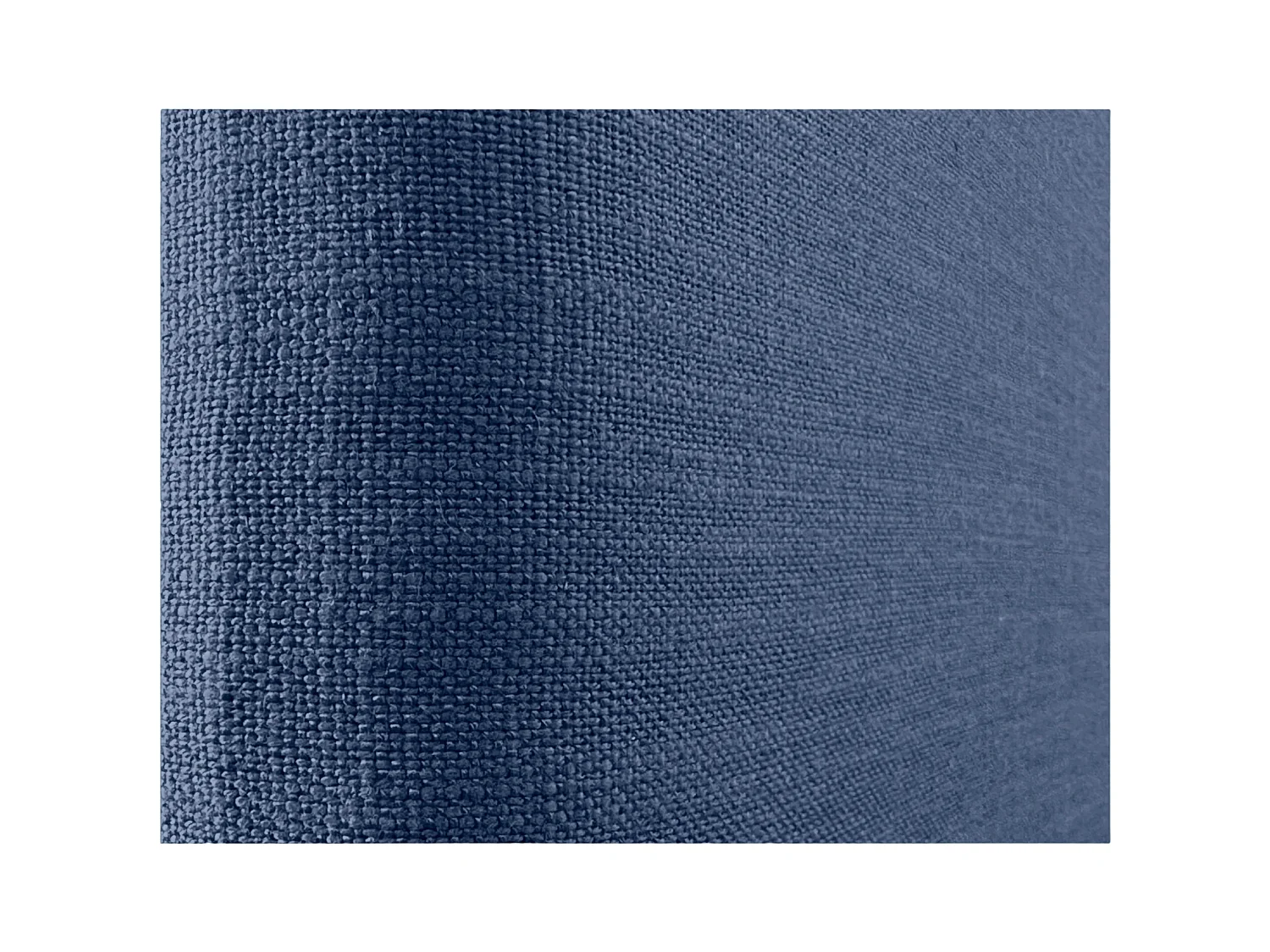 DHOME Tête de lit capitonnée en lin naturel composée de panneaux autocollants interchangeables pour chambre de luxe rembourrée (bleu marine, 110 cm)