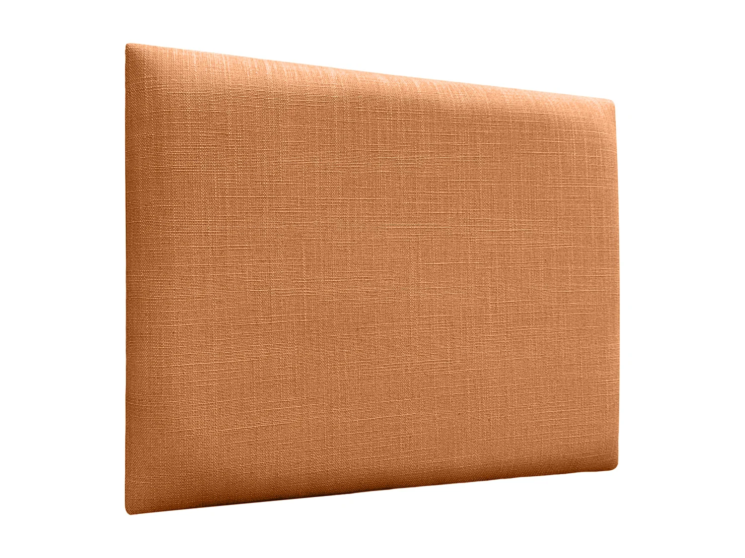 DHOME Tête de lit capitonnée en lin naturel composée de panneaux autocollants interchangeables pour chambre de luxe rembourrée (orange, 90 cm)