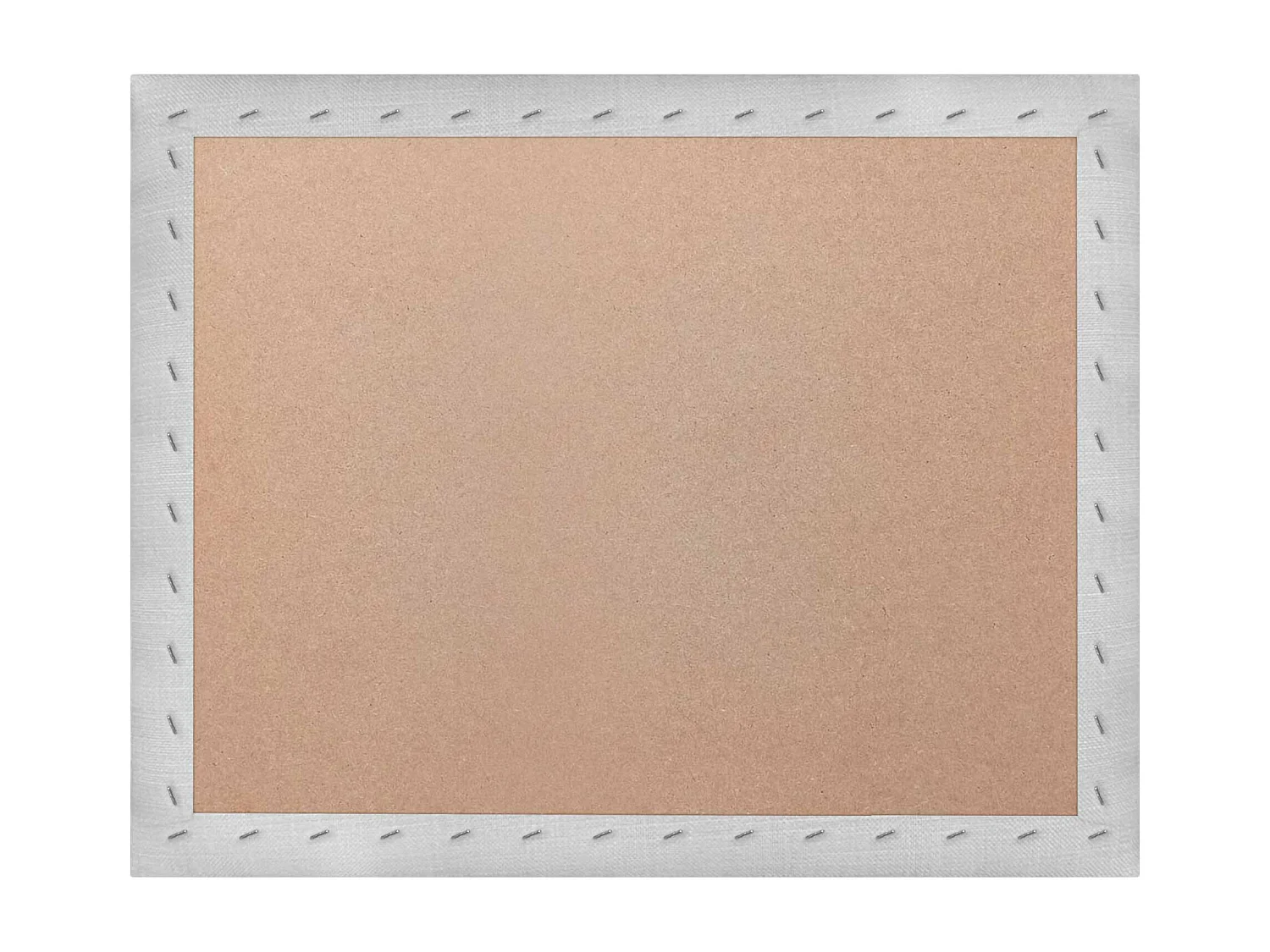 DHOME Gepolstertes Kopfteil aus Naturleinen, bestehend aus austauschbaren selbstklebenden Paneelen, luxuriöses gepolstertes Schlafzimmer (weiß, 120 cm)