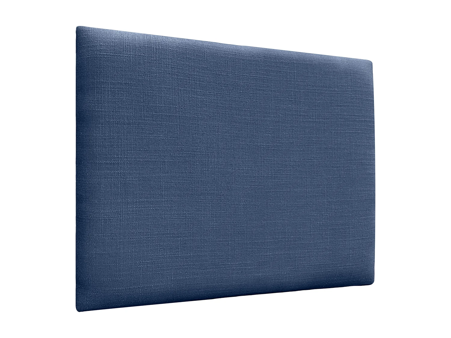 DHOME Gepolstertes Kopfteil aus Naturleinen, bestehend aus austauschbaren selbstklebenden Paneelen, luxuriöses gepolstertes Schlafzimmer (Marineblau, 220 cm)