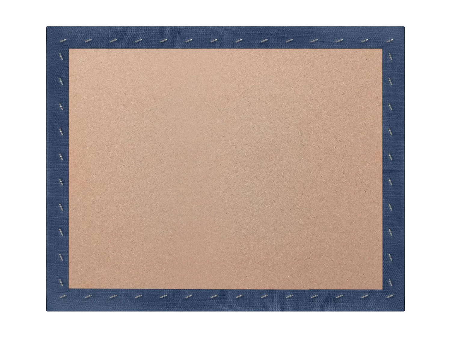 DHOME Gepolstertes Kopfteil aus Naturleinen, bestehend aus austauschbaren selbstklebenden Paneelen, luxuriöses gepolstertes Schlafzimmer (Marineblau, 220 cm)