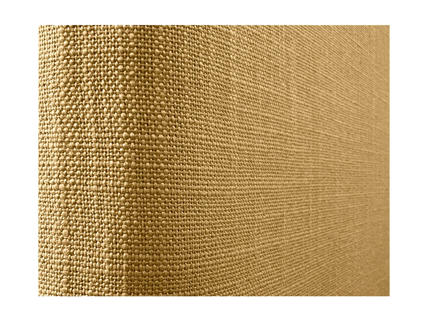 DHOME Tête de lit capitonnée en lin naturel composée de panneaux autocollants interchangeables pour chambre de luxe rembourrée (moutarde, 105 cm)