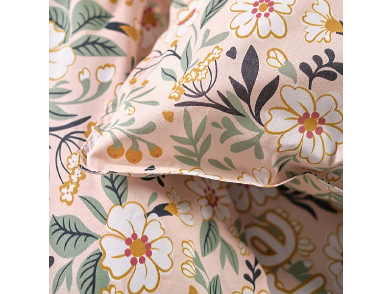 Housse de couette enfant + coussin assorti, 100% coton. M/Rêves 140x200cm