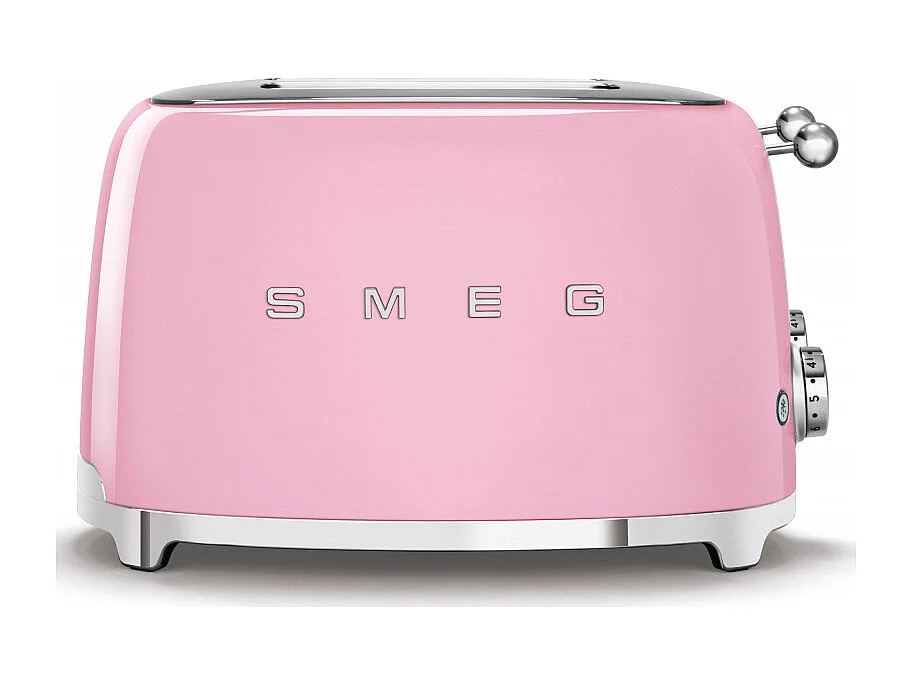 Smeg Tostapane TSF03PKEU da 6-4 fette 2000 W Rosa